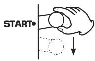 TEAC GF-650 - Pull the START lever toward you. - 1