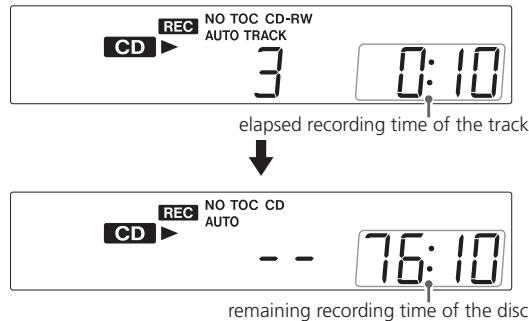 TEAC LP-R400 - Time Display - 3