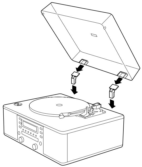 TEAC LP-R400 - Para sacar la cubierta de la tornamesa - 1