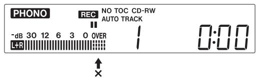 TEAC LP-R400 - -20DB, -30DB ou -40DB (AUTO REC) - 3