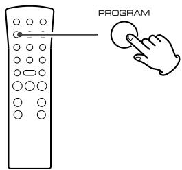 TEAC LP-R400 - Appuyez sur la touche program. - 1