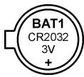 ABIT AN9-32X - CMOS Backup Battery: - 2