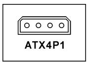 ABIT AN9-32X - Auxiliary 12V Power Connector: - 1