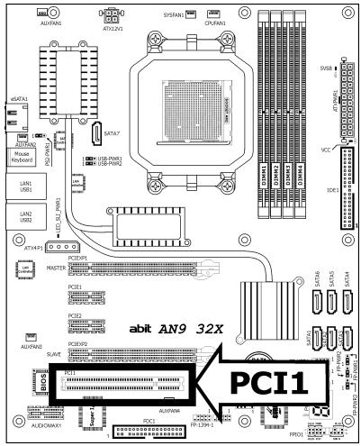 ABIT AN9-32X - PCI Add-on Slot - 1