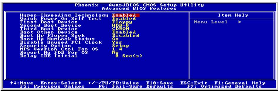 ABIT BE7II - 3-3. Advanced BIOS Features - 1