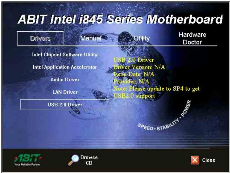 ABIT BE7II - Appendix E. Install USB 2.0 Driver - 1