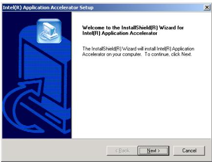 ABIT BE7II - Appendix B. Install Intel Application Accelerator - 1
