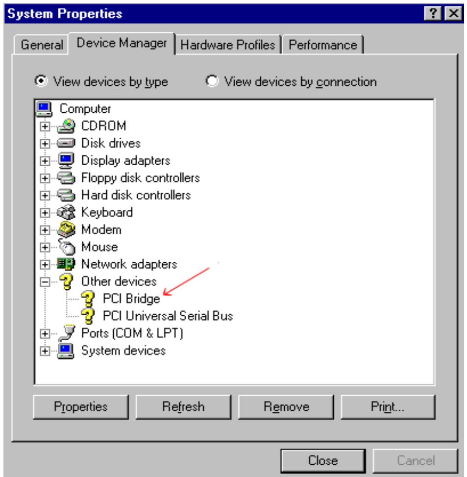 ABIT BH6R1-1 - Appendix E How to install the PCI bridge driver for the 440BX chipset - 1