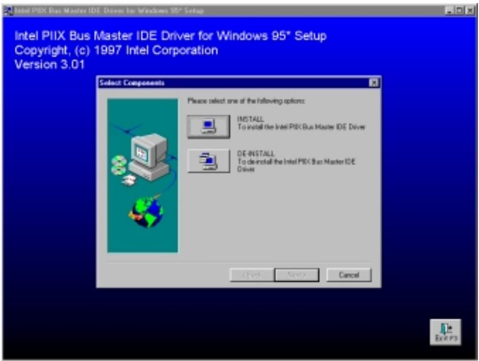 ABIT BH6R1-1 - Select Components: Click 'INSTALL - 1