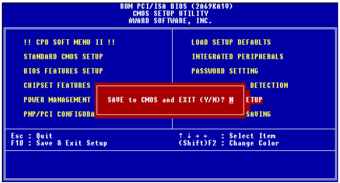 ABIT BH6R1-1 - Save & Exit Setup - 1