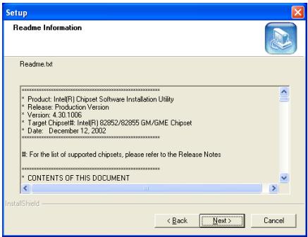ABIT BH7 - Appendix A. Install Intel Chipset Software Utility - 3