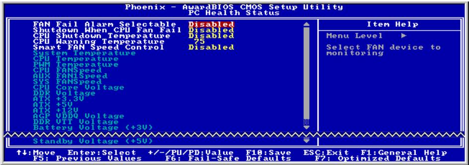 ABIT BH7 - 3-8. PC Health Status - 1