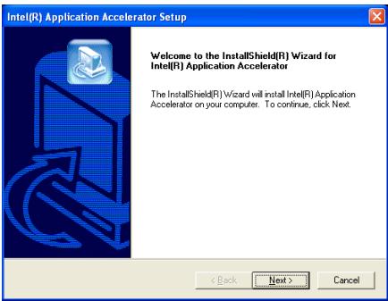 ABIT BH7 - Appendix B. Install Intel Application Accelerator - 1