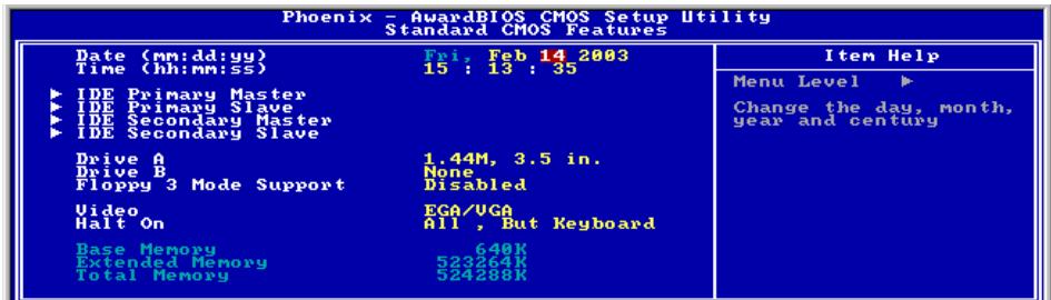 ABIT BH7 - 3-2. Standard CMOS Features - 1