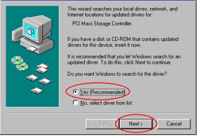 ABIT BP6 - Update Device Driver Wizard - 1