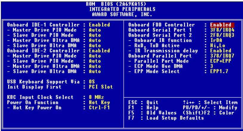 ABIT BP6 - 3-8. Integrated Peripherals - 1