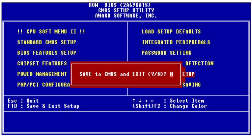 ABIT BP6 - 3-11.Save&amp;Exit Setup - 1