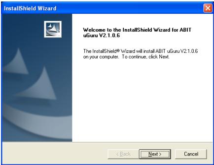 ABIT FATAL1TY-AN8-SLI - Appendix E. Install ABIT μGuru Utility - 1