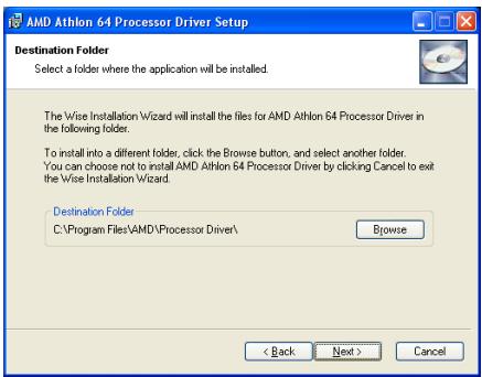 ABIT FATAL1TY-AN8-SLI - Appendix D. Install AMD64 Processor Driver - 5