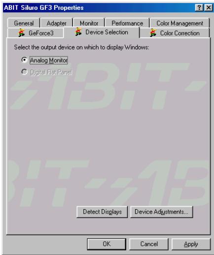 ABIT GF3 - Device Selection - 1