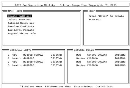 ABIT IC7-MAX3 - Main Menu - 1