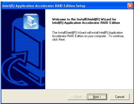 ABIT IC7-MAX3 - Appendix B. Install Intel Application Accelerator RAID - 1