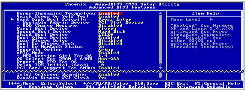 ABIT IC7-MAX3 - 3-3. Advanced BIOS Features - 1