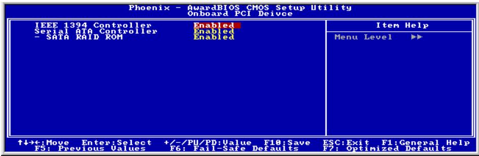 ABIT IC7-MAX3 - Onboard PCI Device: - 1