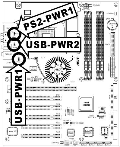 ABIT IC7-MAX3 - USB-PWR2: - 1
