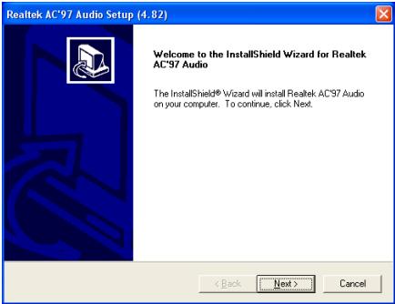 ABIT IC7-MAX3 - Appendix C. Install Audio Driver - 1
