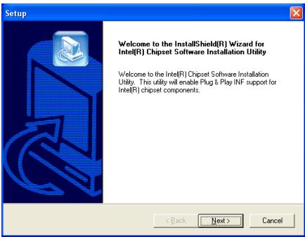 ABIT IC7-MAX3 - Appendix A. Install Intel Chipset Software Utility - 1