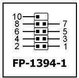ABIT IL-90MV - Additional IEEE1394 Port Header - 2