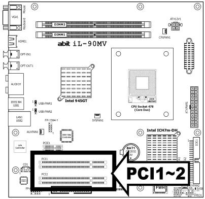 ABIT IL-90MV - PCI Add-on Slots - 1
