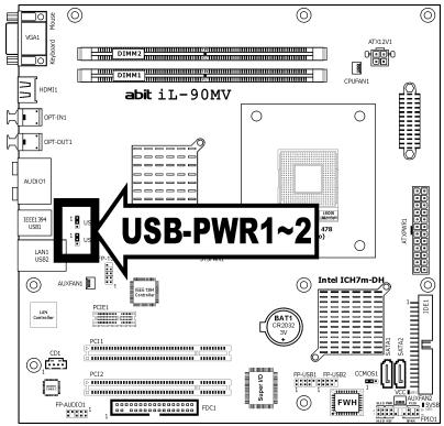 ABIT IL-90MV - USB-PWR2: - 1