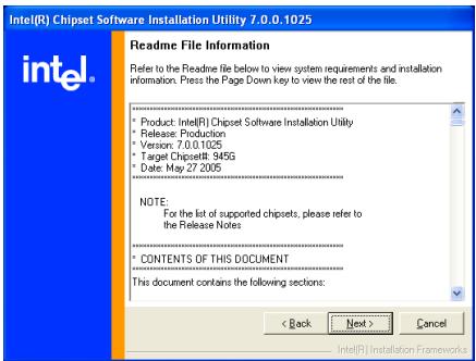 ABIT IL8 - Appendix A. Install Intel Chipset Software Utility - 3