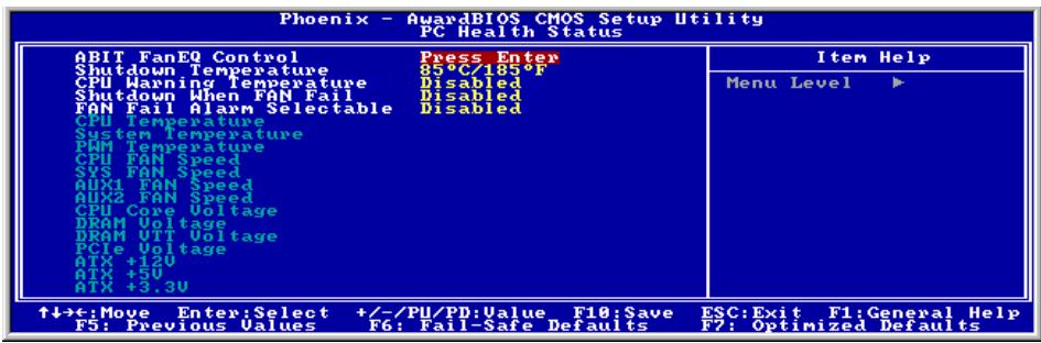 ABIT IL8 - 3-8. PC Health Status - 1