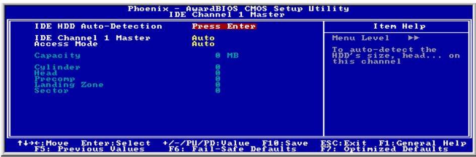 ABIT IL8 - IDE Channel 1 Master/Slave, IDE Channel 2 Master/Slave, IDE Channel 3 Master/Slave, IDE Channel 4 Master/Slave: - 1