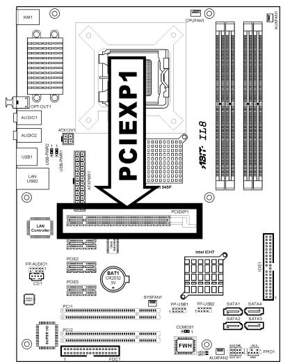 ABIT IL8 - (12). PCI Express x16 Slot - 1
