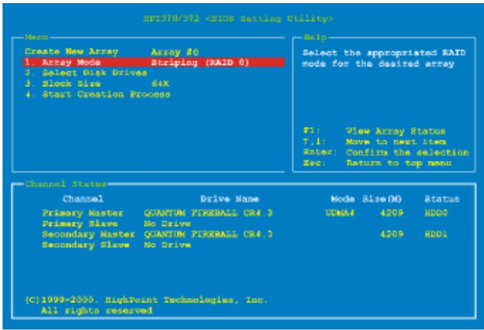 ABIT KG7 - 4-3-1. OPTION 1: Create RAID - 1