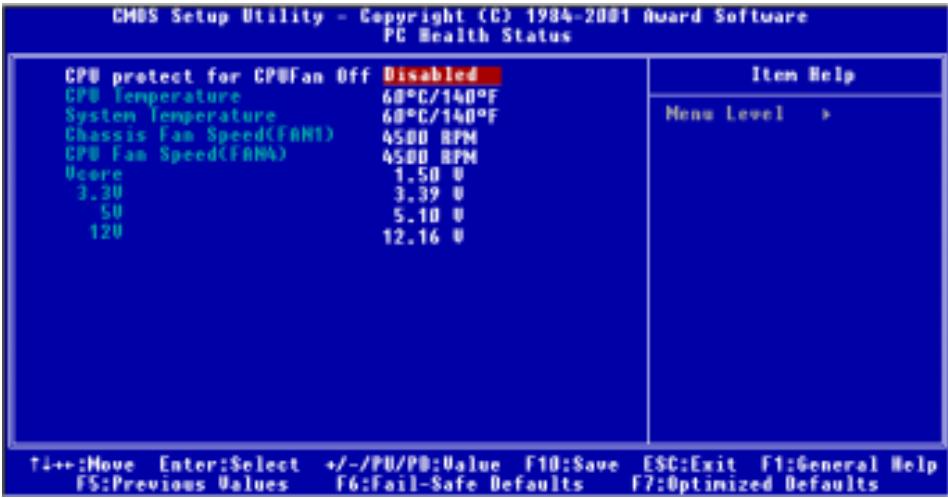 ABIT KG7 - 3-8. PC Health Status - 1