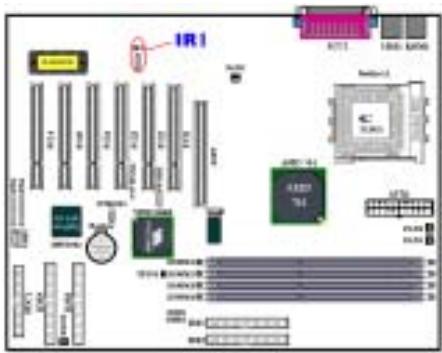 ABIT KG7 - (3). IR1: IR Header (Infrared) - 1