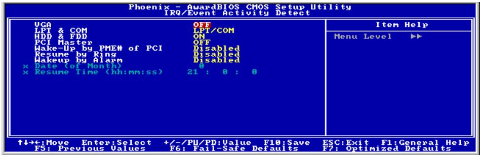 ABIT KV-808182 A5 REV 1 - IRQ/Event Activity Detect: - 1