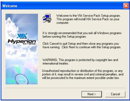 ABIT KV8-MAX3 - Appendix A. Install VIA 4-in-1 Driver - 1