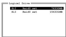 ABIT KV8-MAX3 - Option 6 Logical Drive Info - 3