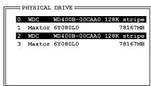 ABIT KV8-MAX3 - Option 6 Logical Drive Info - 2