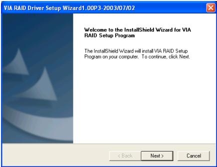 ABIT KV8-MAX3 - Appendix E. Install VIA Serial ATA RAID Driver - 1