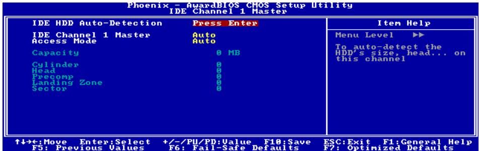 ABIT KV8-MAX3 - IDE Channel 1 Master / Slave, IDE Channel 2 Master / Slave: - 1