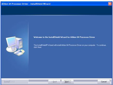 ABIT NV8 - Appendix C. Install Cool'n'Quiet Driver - 1