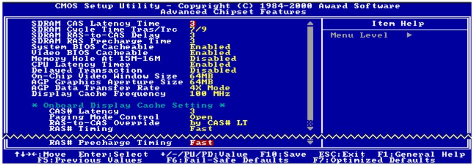 ABIT SE6R2 - 3-4. Advanced Chipset Features Setup Menu - 1