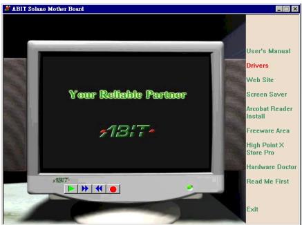ABIT SE6R2 - Appendix F. Installing the Audio Driver for the Windows® NT 4.0 Server/Workstation - 1